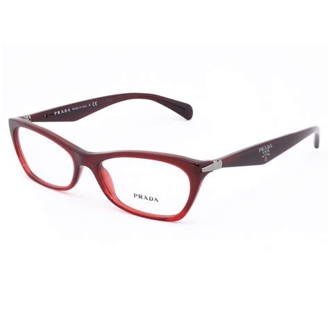 prada red glasses frames|women's Prada glasses frames.